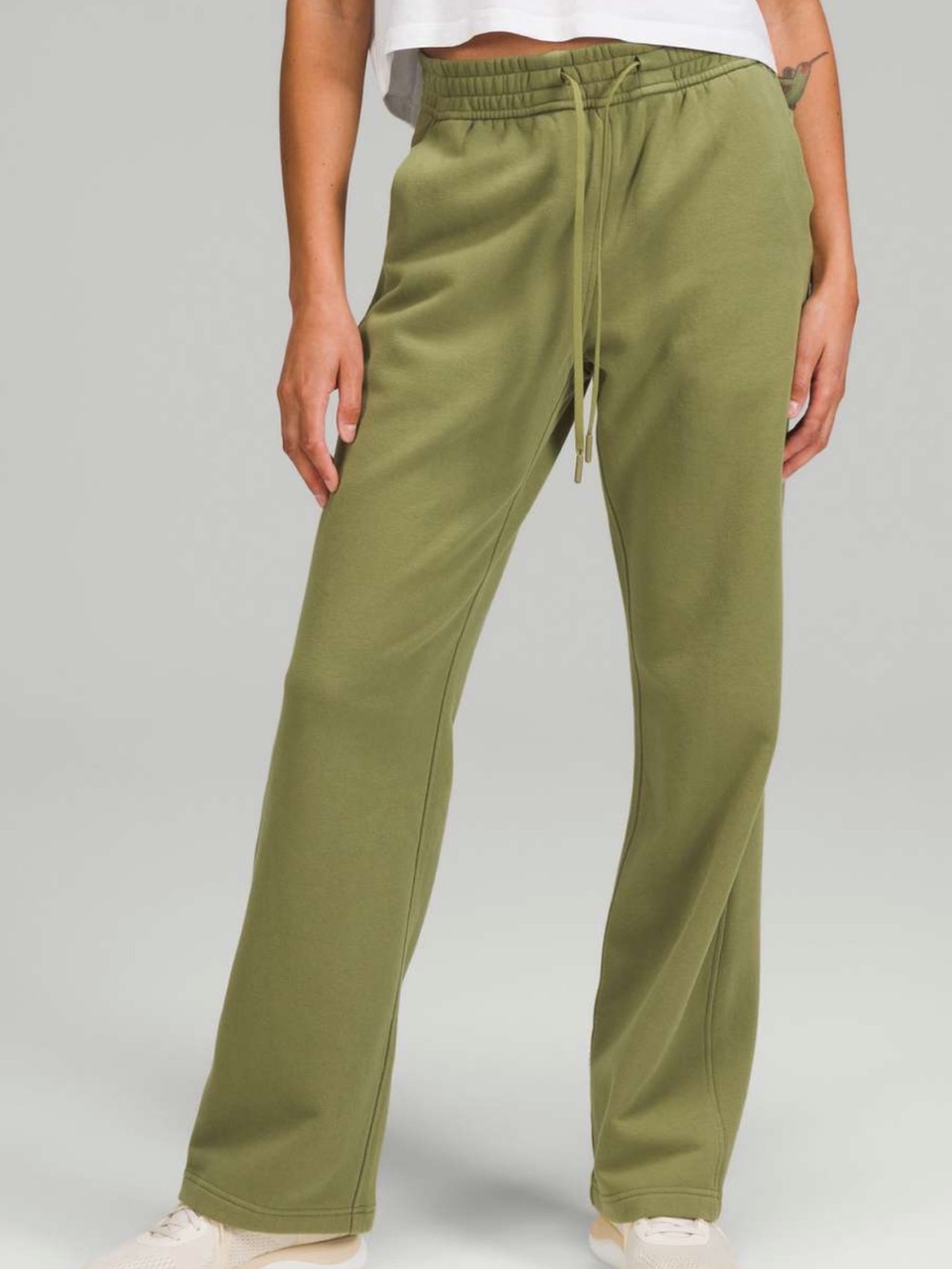 lululemon loungeful straight leg fleece pant